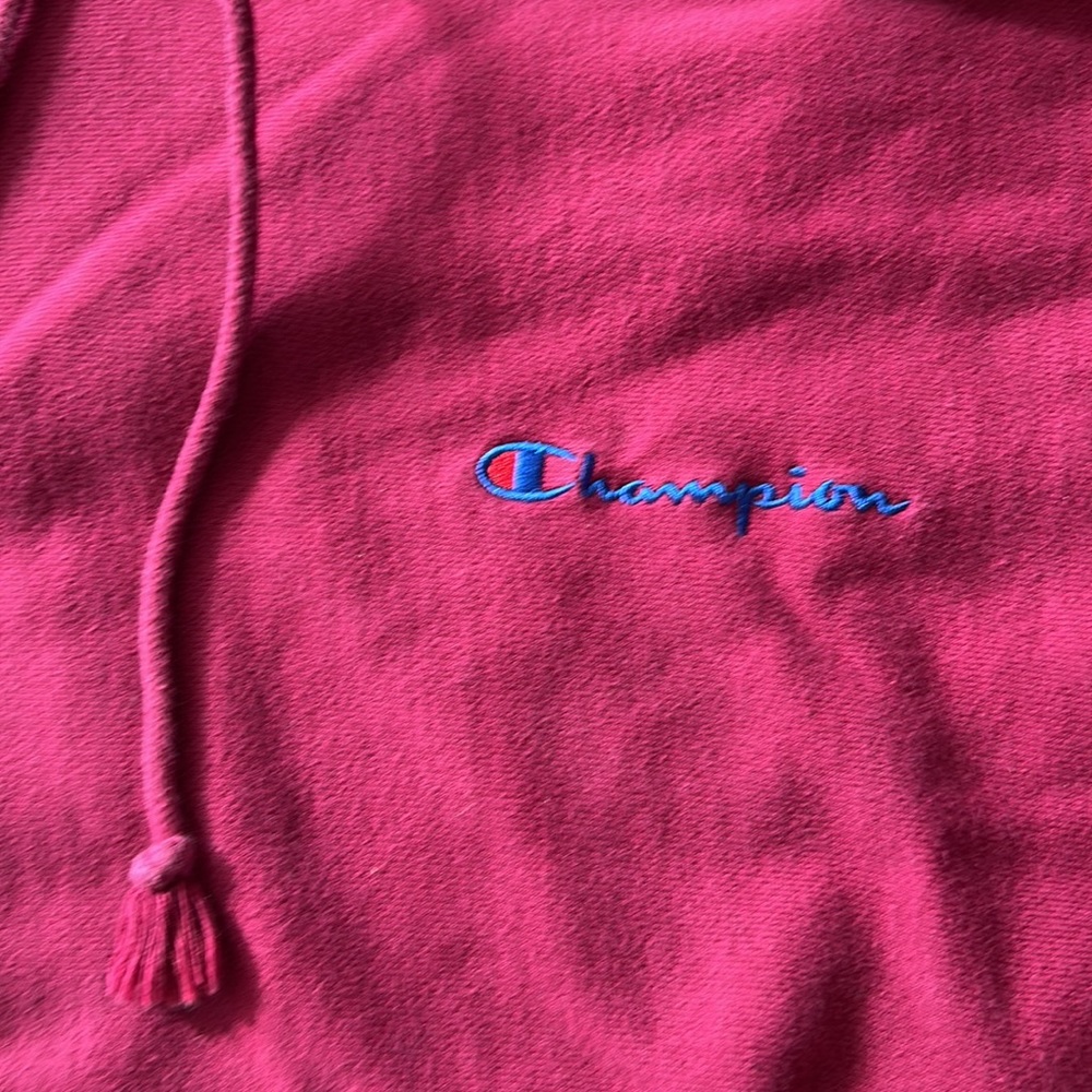Champion Reverse Weave Script Logo Pullover Hoodi… - image 6
